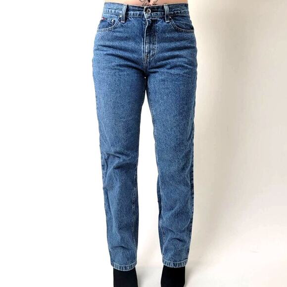 Vintage 90s Tommy Hilfiger High Rise Waist Grunge Mom Jeans - 6 - Picture 1 of 7